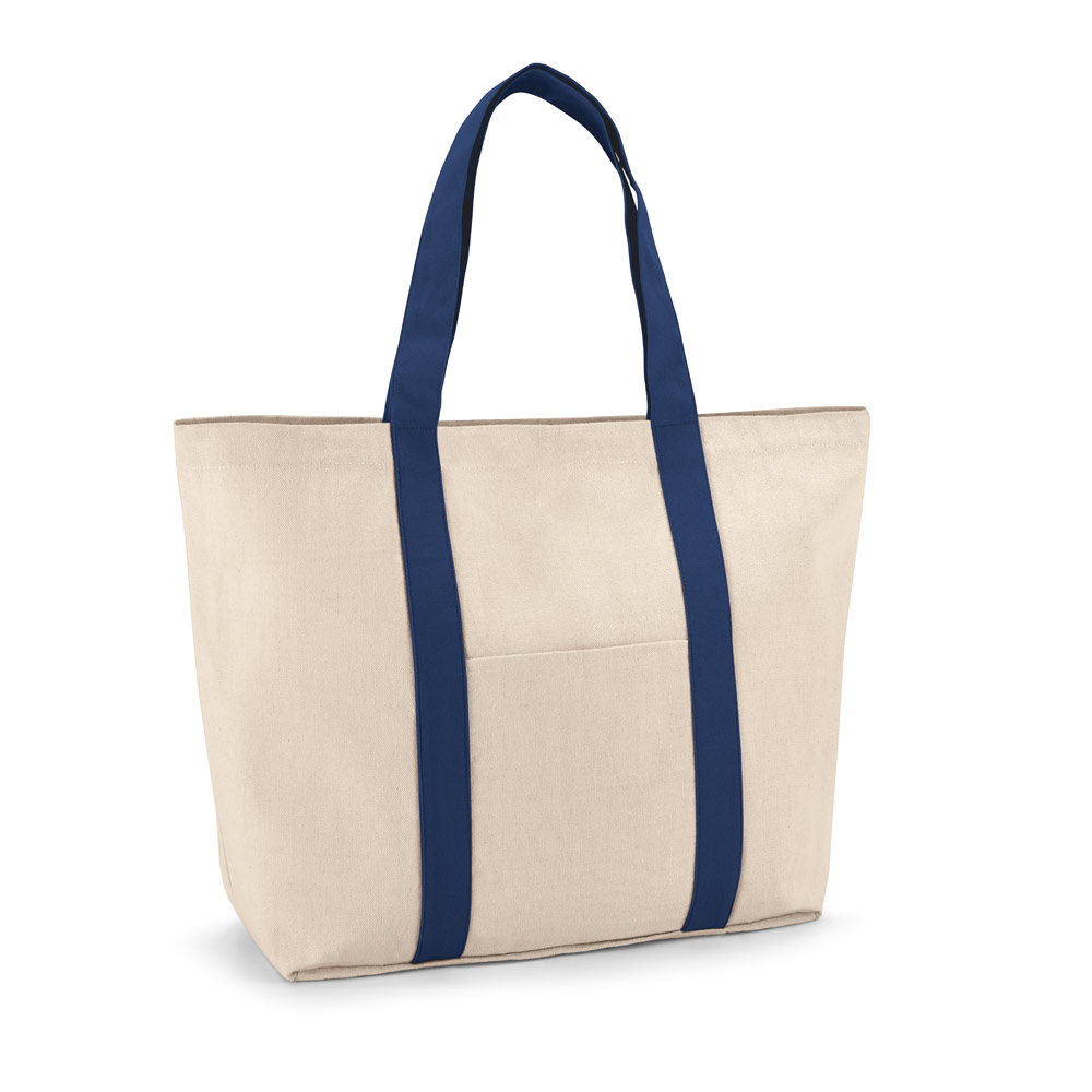 92824 VILLE. 100% cotton canvas bag with front and inside pocket (280 g/m²) - Image 2