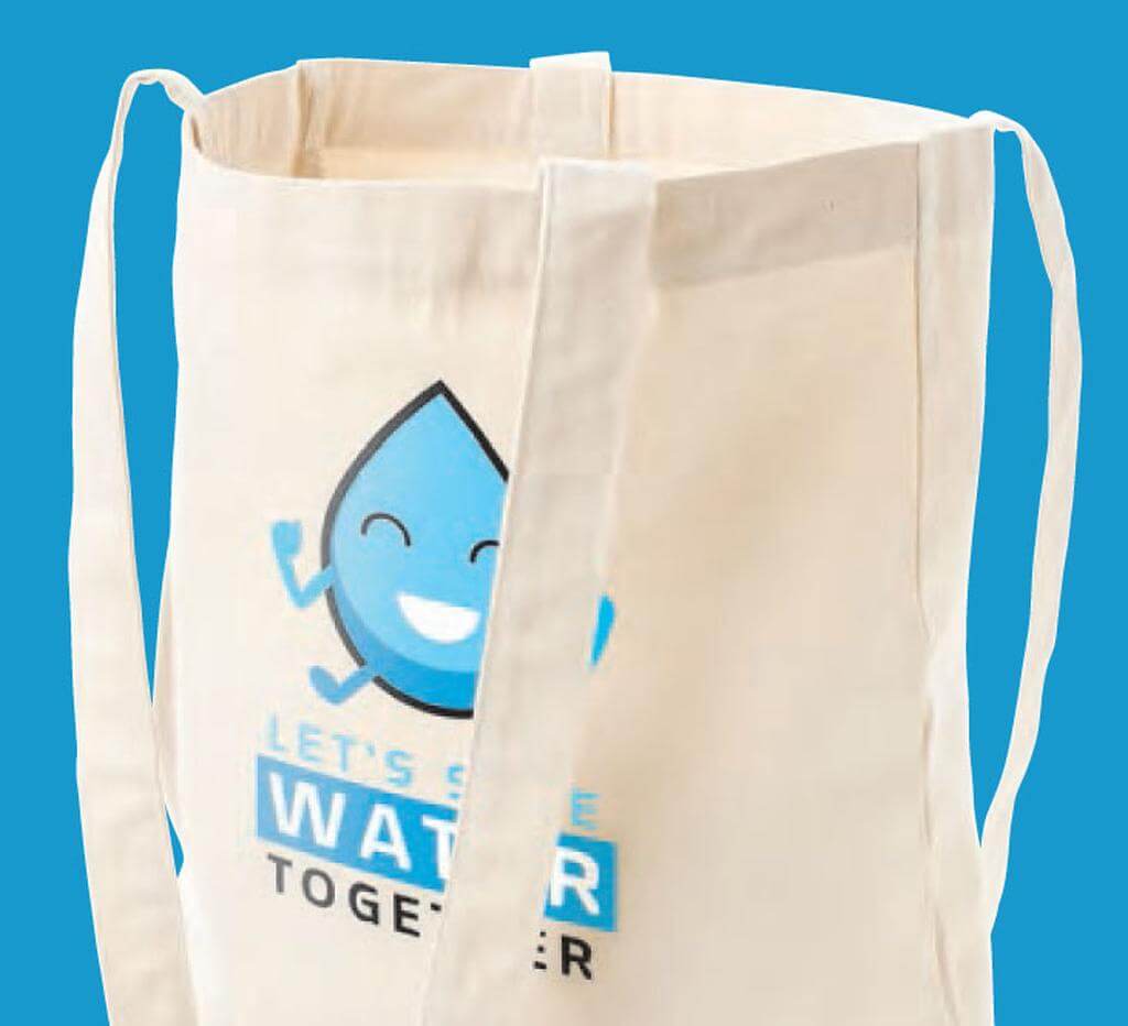 GRS-certified Recycled Cotton Beach / Shopping Bag - Natural - Image 2