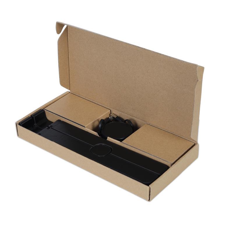 BRELA - @memorii Set of Recycled Laptop Stand and retractable cable - Black - Image 4