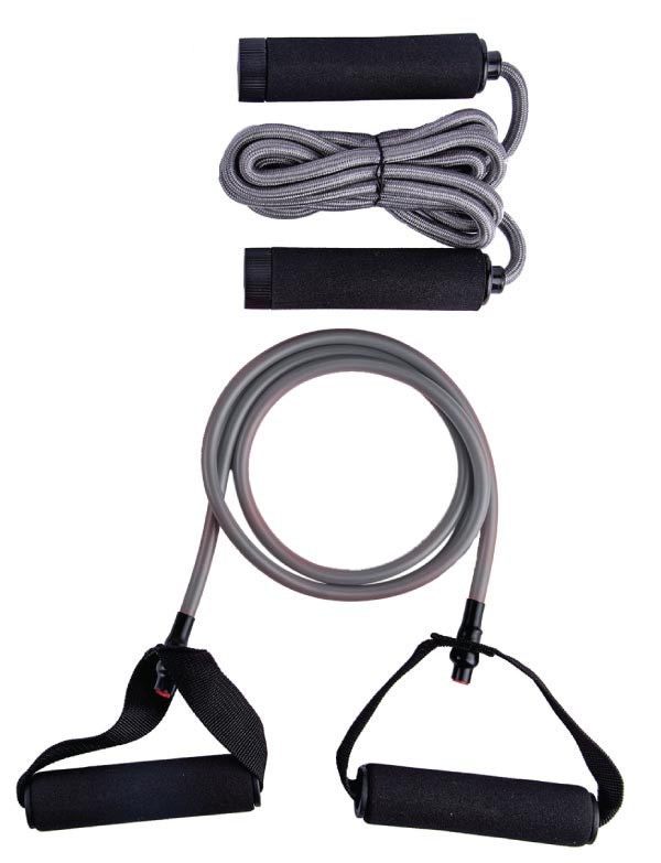 DASSEL Exercise Kit - Set of Skipping Rope & Resistance Tube - Image 3