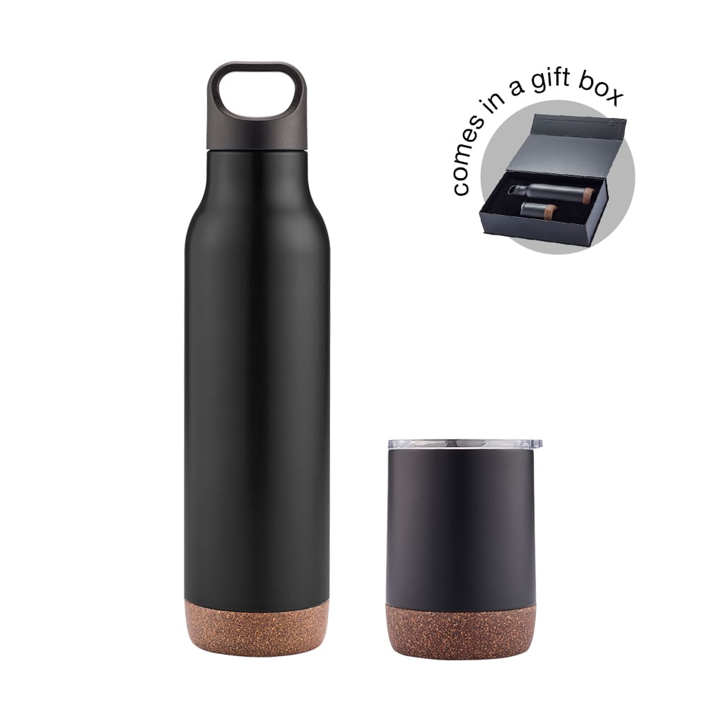 Hans Larsen Insulated Drinkware Set - Black - Image 1
