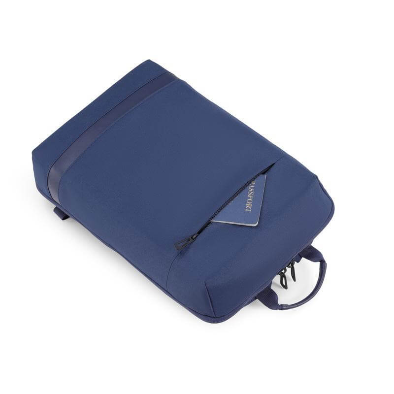 SANOK - CHANGE Collection Slim RPET 15.6" Laptop Backpack - Blue - Image 2