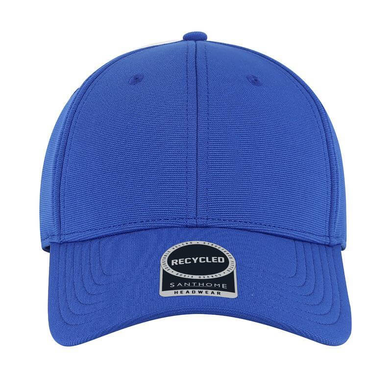 Santhome Recycled 6 Panel Adjustable Cap - Royal Blue - Image 4