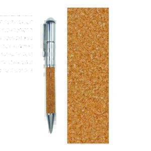 Metal Pen with Cork Barrel and Box