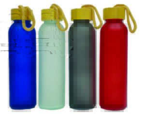 Glass Bottle with Bamboo Lid