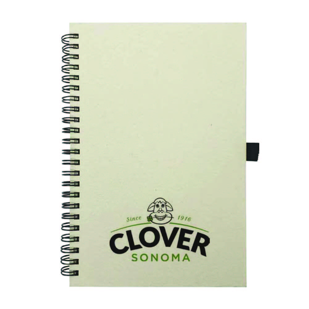 A5 Size Milk Paper Spiral Notebooks