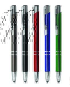 Aluminum Pens with Stylus
