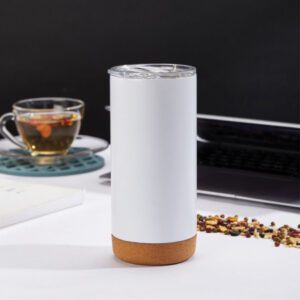 ATM 26 STAINLESS STEEL MUG WITH CORK BOTTOM