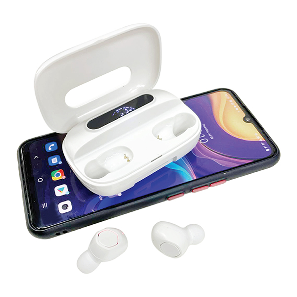 TWS M9 WIRELESS EARBUDS WITH POWERBANK - Image 2