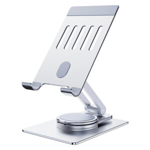 360-DEGREE ROTATING ALUMINUM ALLOY FOLDING PHONE HOLDER