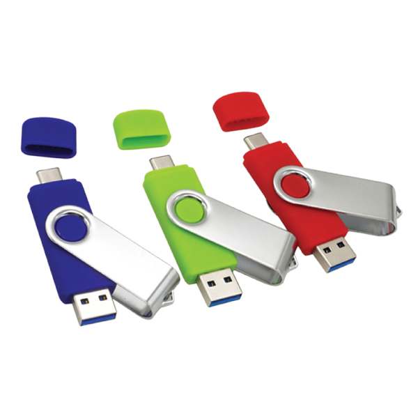 OTG SWIVEL USB FLASH DRIVE TYPE-C - Image 1