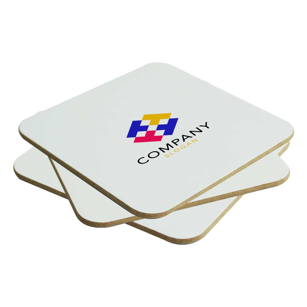 Hardboard Tea Coasters Size: 9 x 9 cm - Image 3