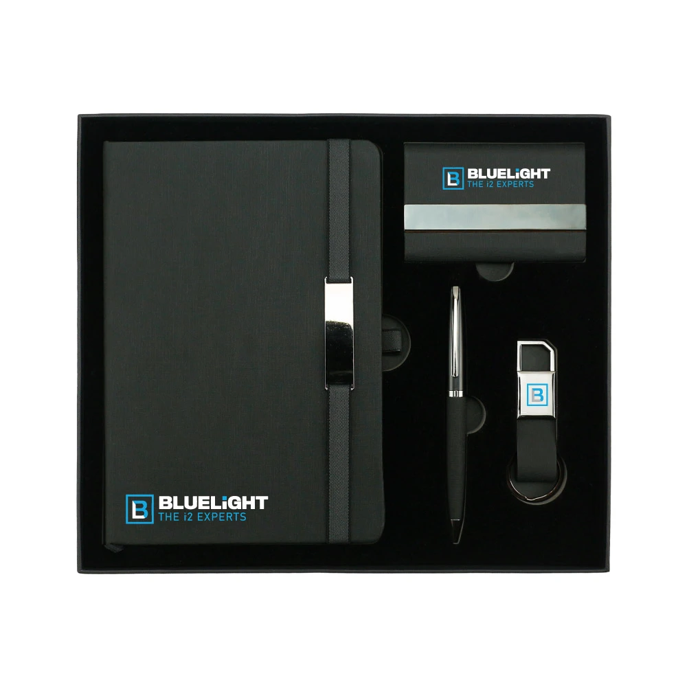 Office Gift Sets with Notebook, Pen, Card Holder, Keychain - Image 6