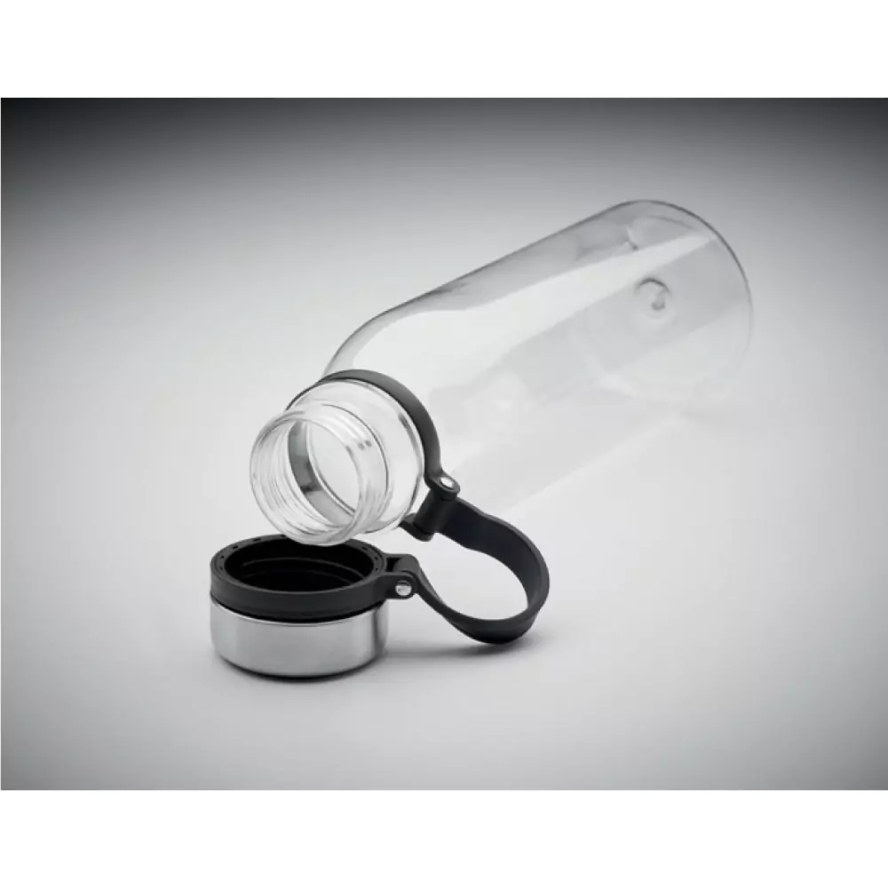 rPET Transparent Bottles 800ml SS Lid with Carry Handle - Image 4
