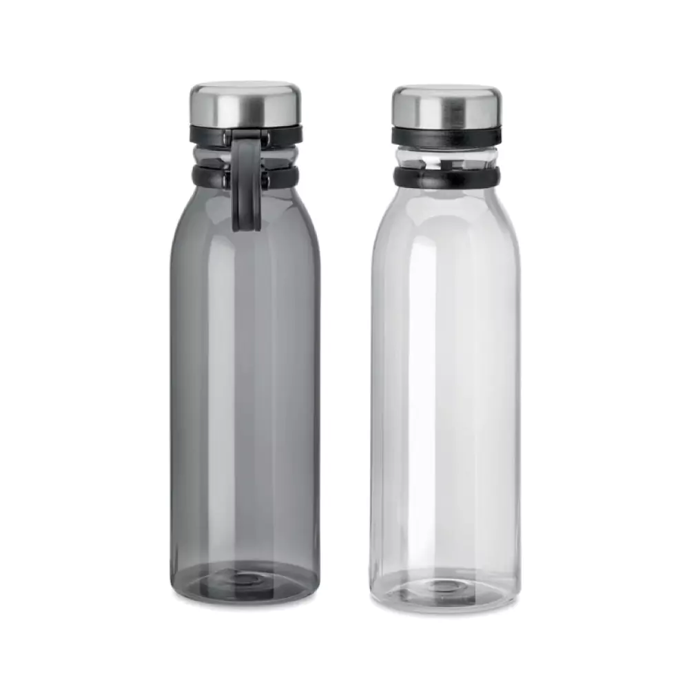 rPET Transparent Bottles 800ml SS Lid with Carry Handle - Image 1
