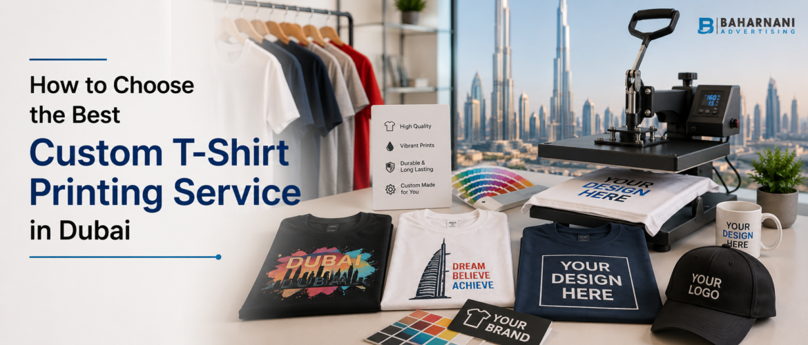 How to Choose the Best Custom T-Shirt Printing Service in Dubai
