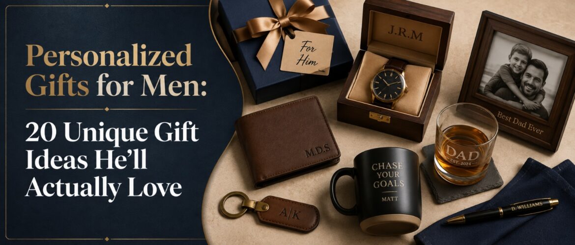 Personalized Gifts for Men: 20 Unique Gift Ideas He'll Actually Love