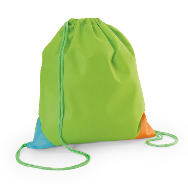 92617 BISSAYA. Colourful non-woven drawstring bag