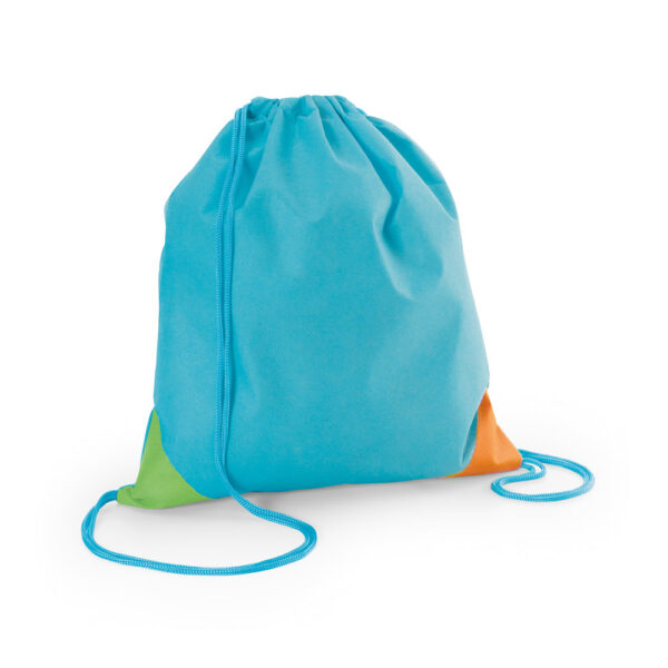 92617 BISSAYA. Colourful non-woven drawstring bag