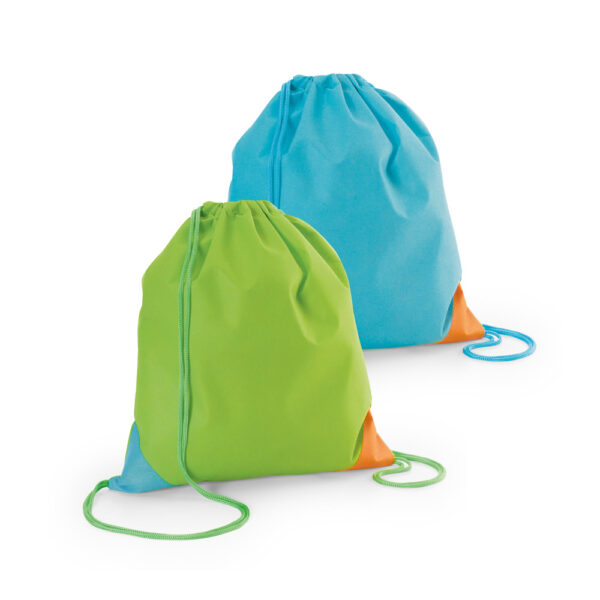 92617 BISSAYA. Colourful non-woven drawstring bag