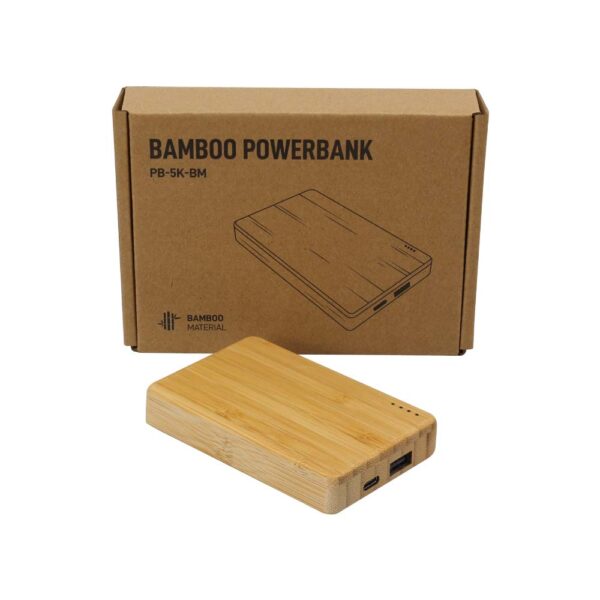 Bamboo Powerbank 5000 mAh