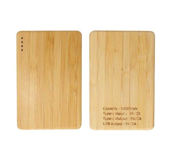 Bamboo Powerbank 5000 mAh