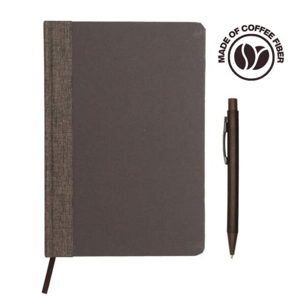 Set of Coffee Notebook and Coffee Pen