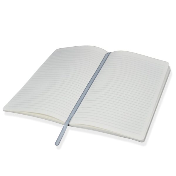 Softcover Ruled A5 Notebook Grey