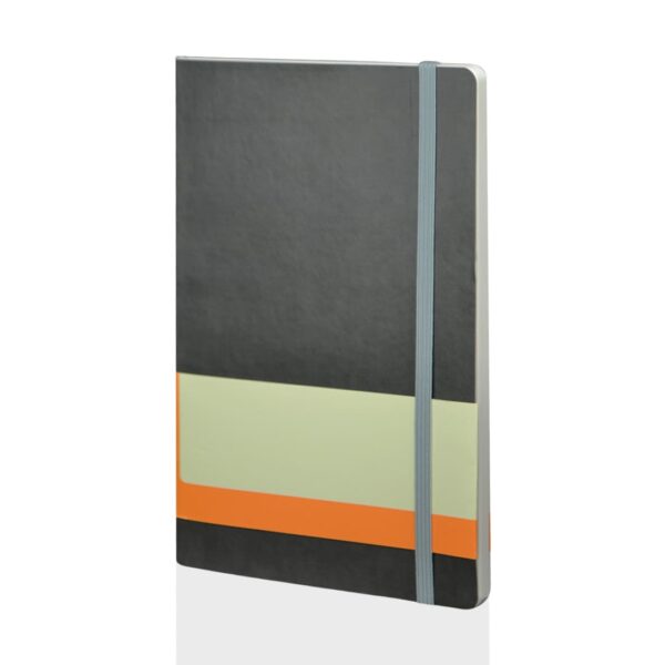 Softcover Ruled A5 Notebook Grey