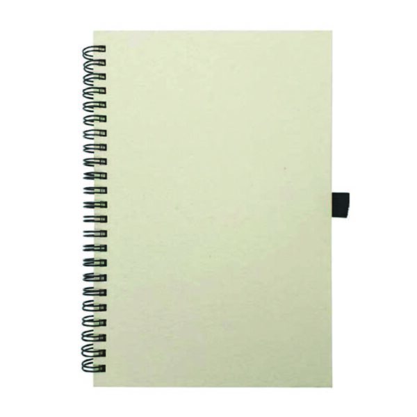 A5 Size Milk Paper Spiral Notebooks