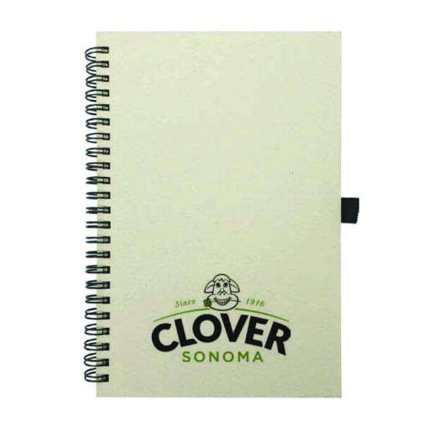 A5 Size Milk Paper Spiral Notebooks