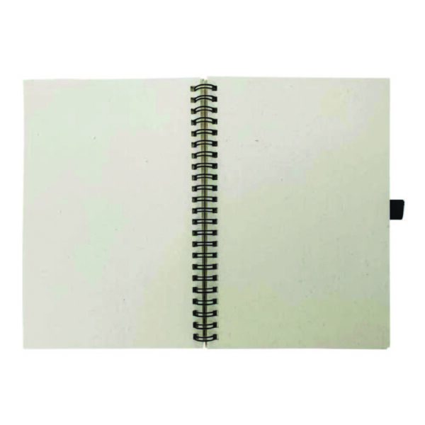 A5 Size Milk Paper Spiral Notebooks