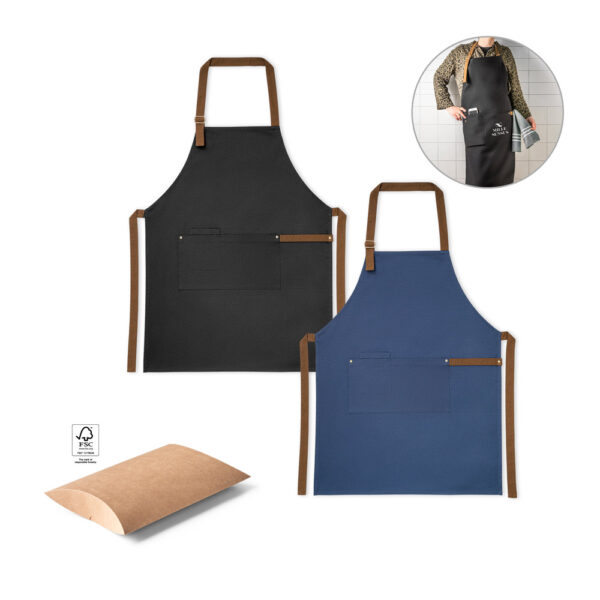 99816 VESPER. 100% cotton apron (300 g/m²)