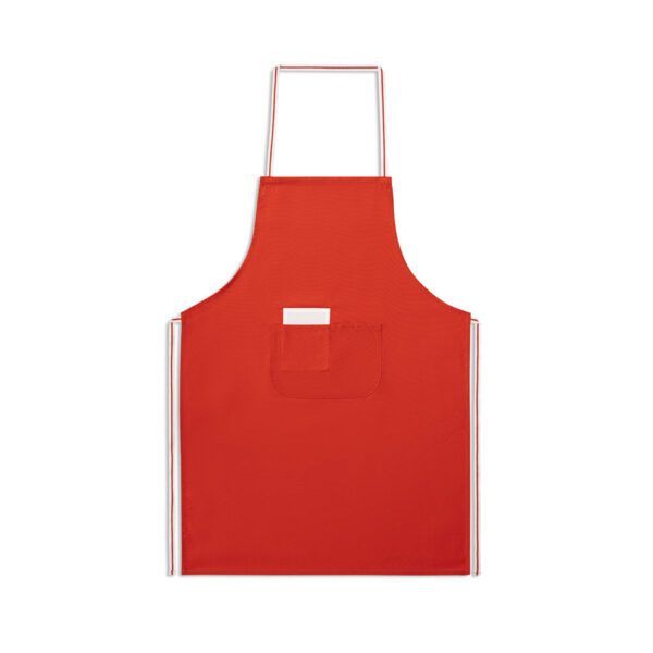 99822 CHIVES. Apron in cotton and polyester (150 g/m²)