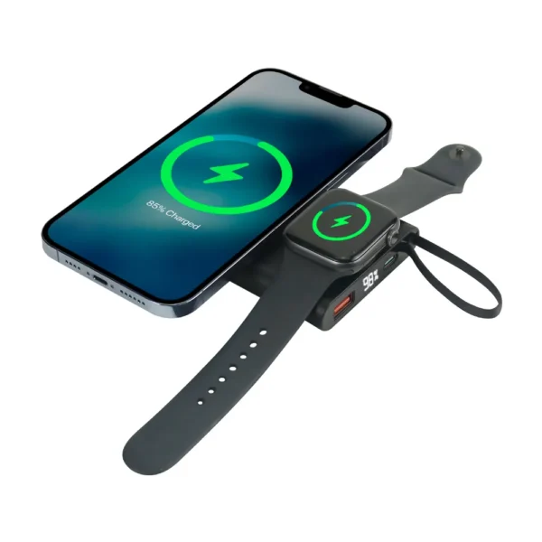 Magnetic Fast Wireless Charging Powerbank,15W, iWatch Charger